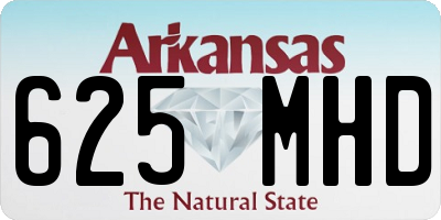 AR license plate 625MHD