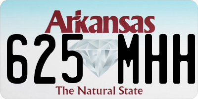 AR license plate 625MHH