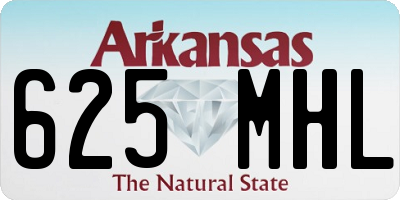 AR license plate 625MHL