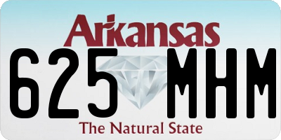 AR license plate 625MHM