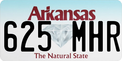 AR license plate 625MHR