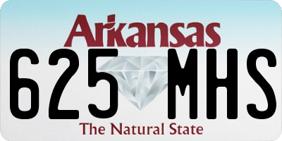 AR license plate 625MHS