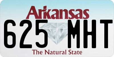 AR license plate 625MHT