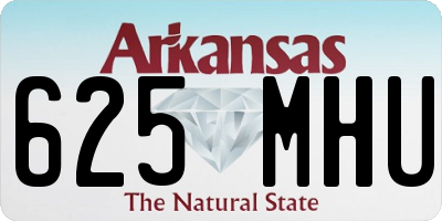 AR license plate 625MHU