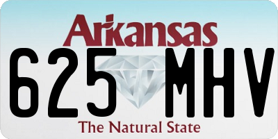 AR license plate 625MHV