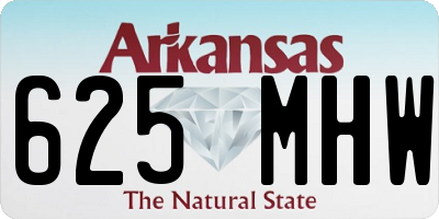 AR license plate 625MHW