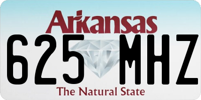 AR license plate 625MHZ