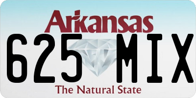 AR license plate 625MIX