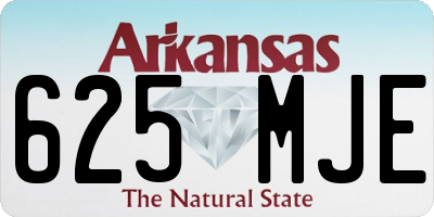 AR license plate 625MJE