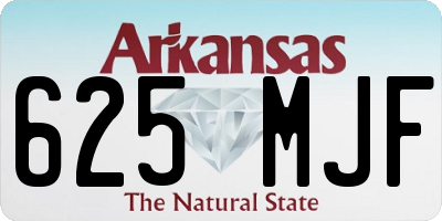 AR license plate 625MJF