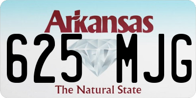 AR license plate 625MJG