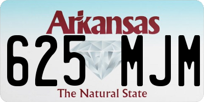 AR license plate 625MJM