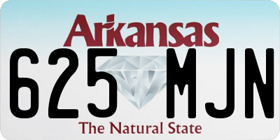 AR license plate 625MJN