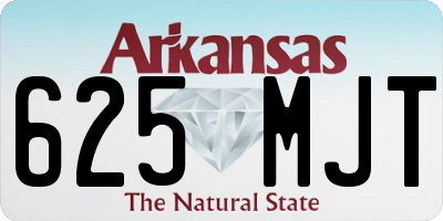 AR license plate 625MJT