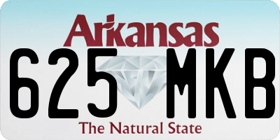 AR license plate 625MKB