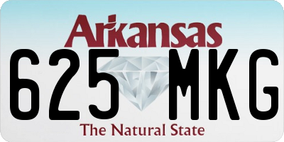 AR license plate 625MKG