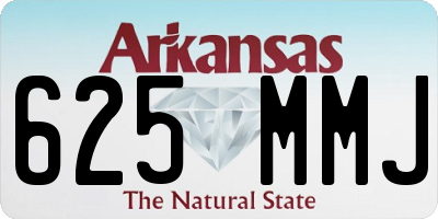 AR license plate 625MMJ