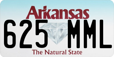 AR license plate 625MML