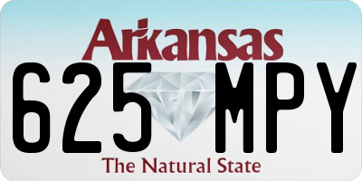 AR license plate 625MPY