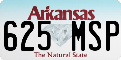 AR license plate 625MSP
