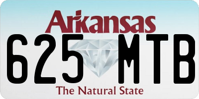 AR license plate 625MTB