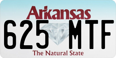 AR license plate 625MTF