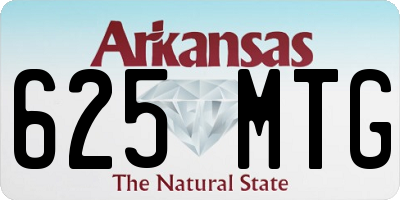 AR license plate 625MTG