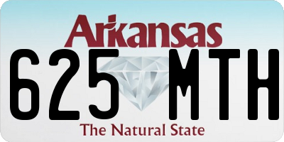 AR license plate 625MTH