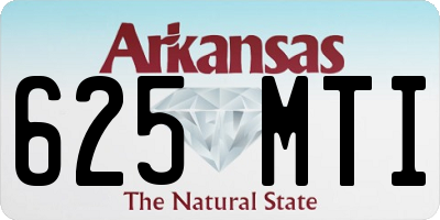 AR license plate 625MTI