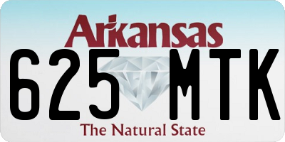 AR license plate 625MTK