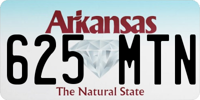 AR license plate 625MTN