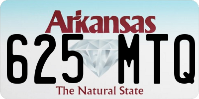 AR license plate 625MTQ