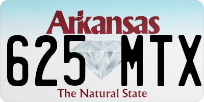 AR license plate 625MTX