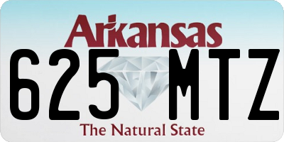 AR license plate 625MTZ