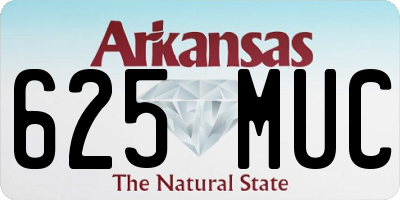 AR license plate 625MUC