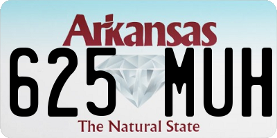 AR license plate 625MUH