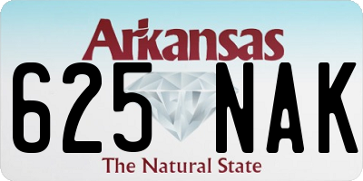 AR license plate 625NAK