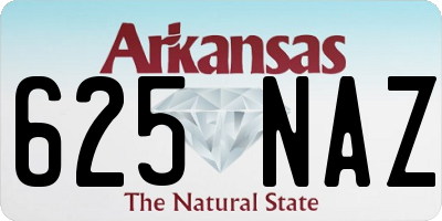 AR license plate 625NAZ