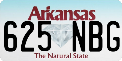 AR license plate 625NBG