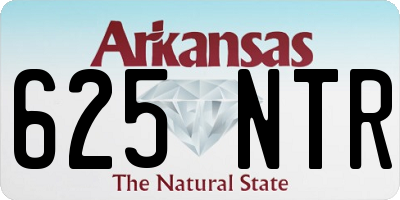AR license plate 625NTR