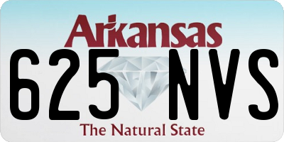 AR license plate 625NVS