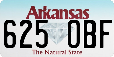 AR license plate 625OBF