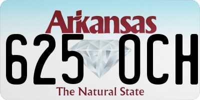 AR license plate 625OCH