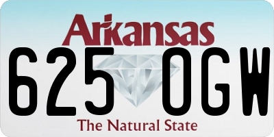 AR license plate 625OGW