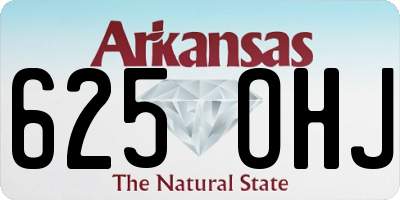 AR license plate 625OHJ