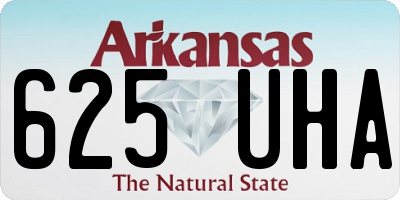 AR license plate 625UHA