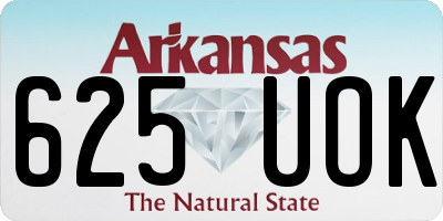 AR license plate 625UOK