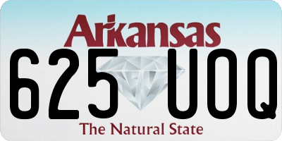 AR license plate 625UOQ