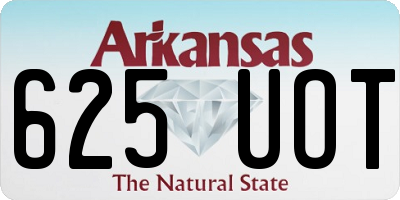 AR license plate 625UOT