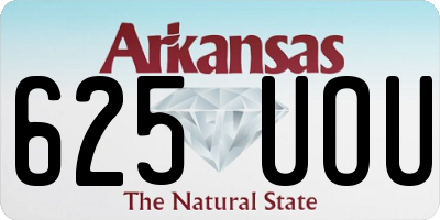 AR license plate 625UOU